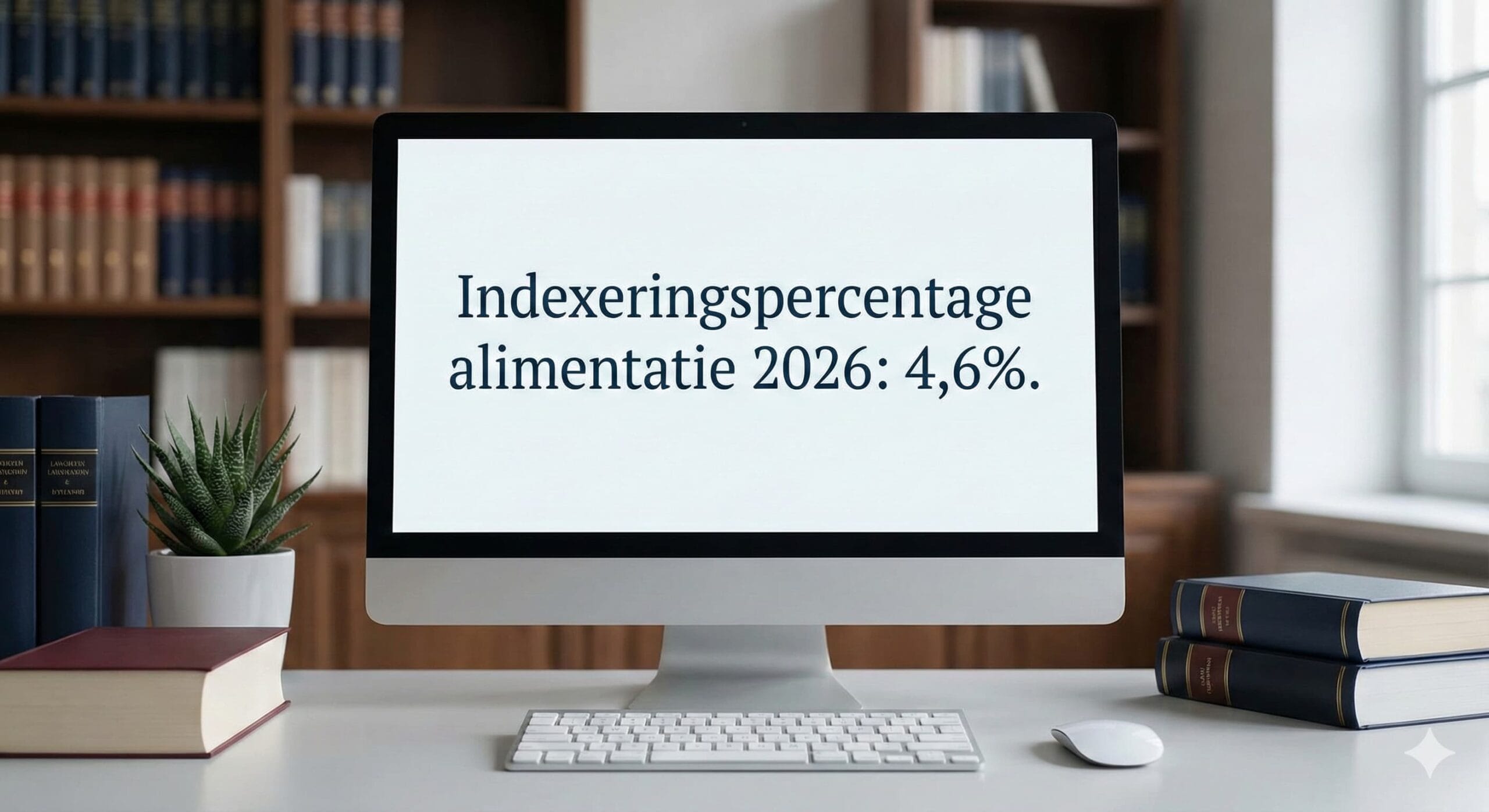 Indexeringspercentage alimentatie 2026 is 4,6 procent Indexeringspercentage alimentatie 2026 is 4,6 procent